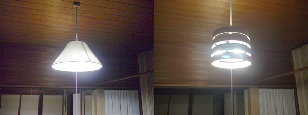 通販でクリスマス xydled ペンダントライト 2灯 E26 シーリングライト 電球なし ナツメ球ソケット付 天井照明 照明器具 LED電球対応  2灯式